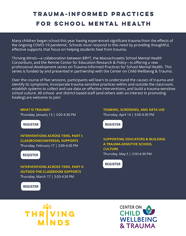 Thriving Minds Flyer Thumbnail